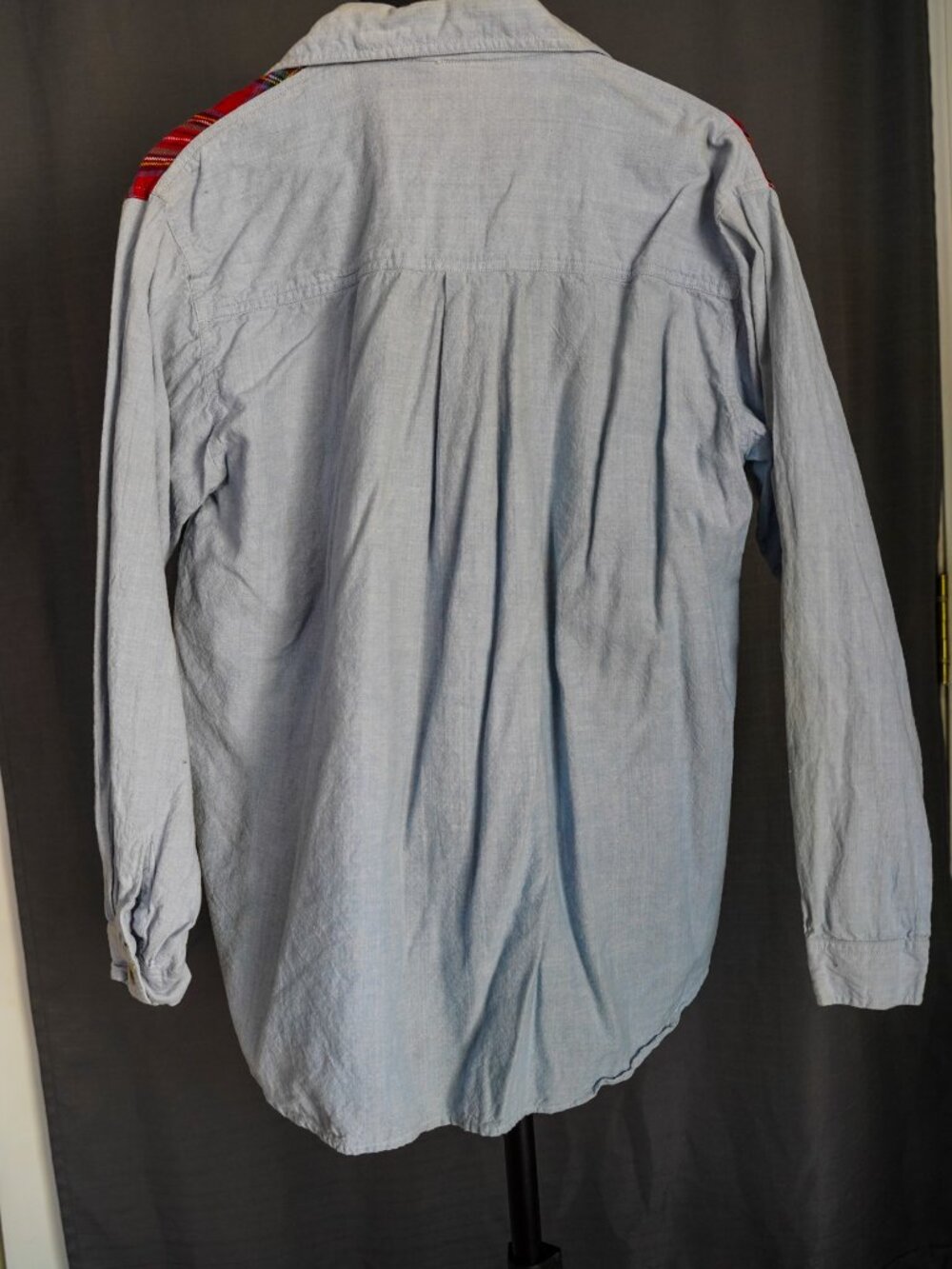 Vintage 90s The Disney Store Winnie The Pooh Patchwork Flannel Shirt Size Small - Picture 14 of 14